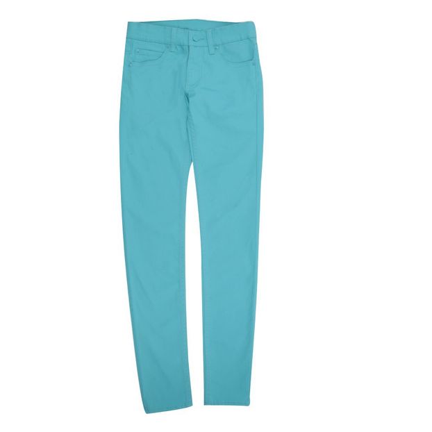 Jean Zip low Riviera - Bleu turquoise-product