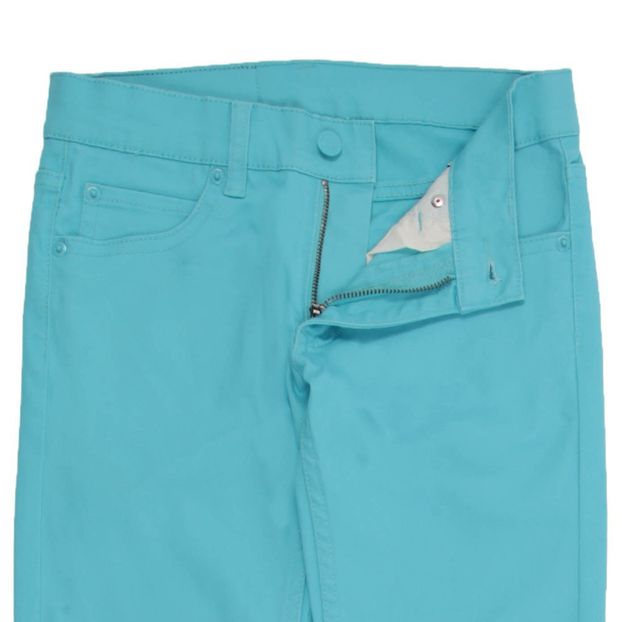 Jean Zip low Riviera - Bleu turquoise-product