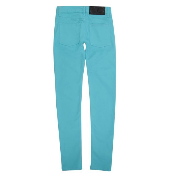 Jean Zip low Riviera - Bleu turquoise-product