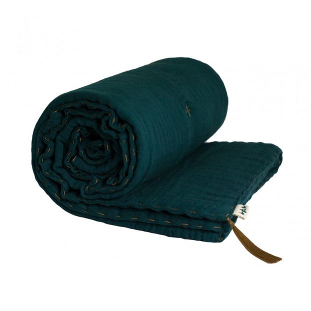 Coperta invernale - blu petrolio-product