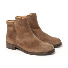 boots femme taupe