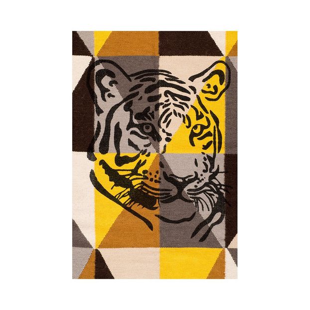 Circus Arlequin Tiger Rug - Tawny Brown-product