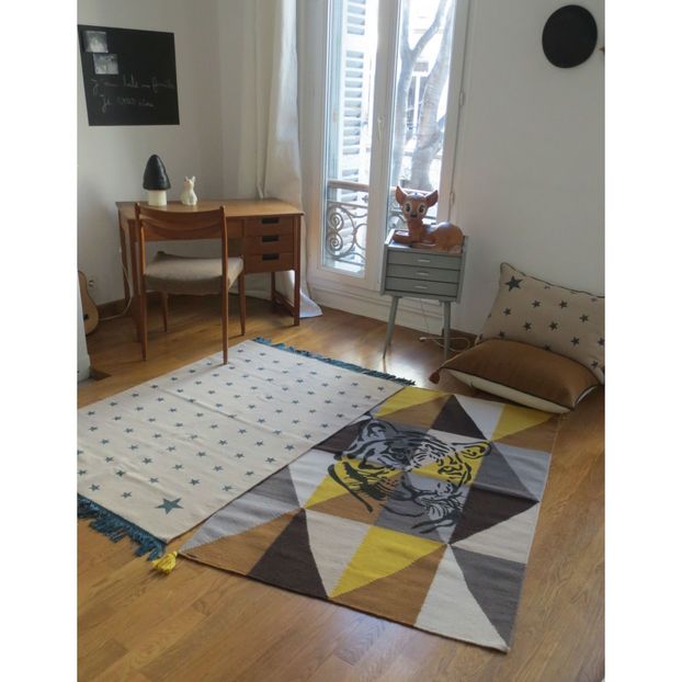 Circus Arlequin Tiger Rug - Tawny Brown-product