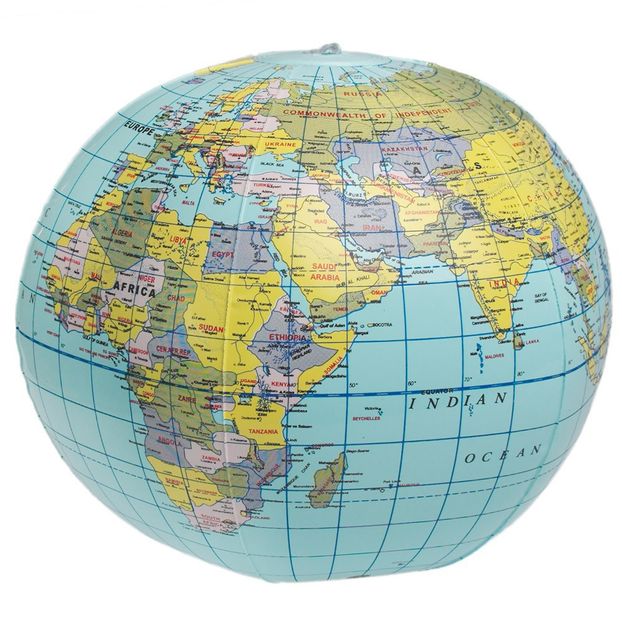 Inflatable globe-product