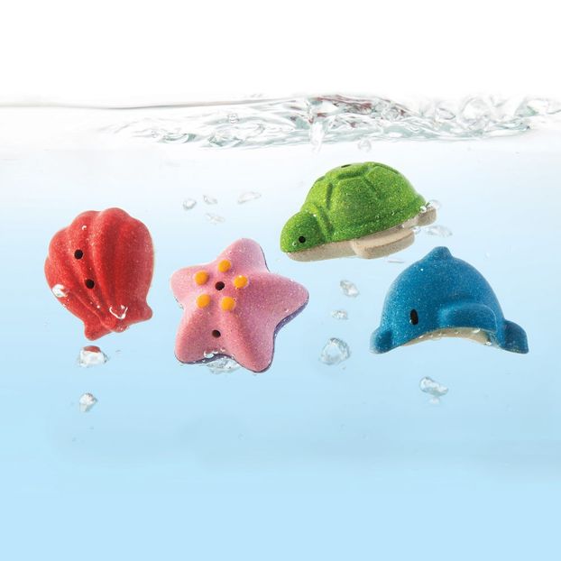 Bath time marine animals-product