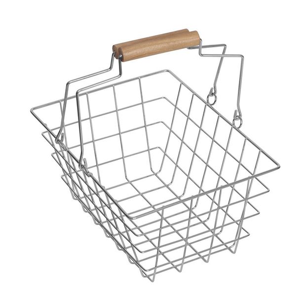 Empty metallic basket-product