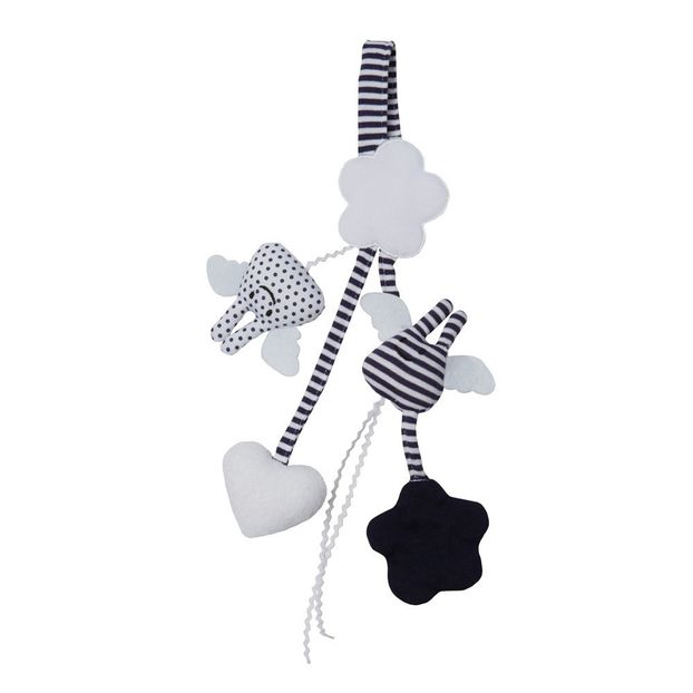 Hochet berceau porte tétine marinière-product