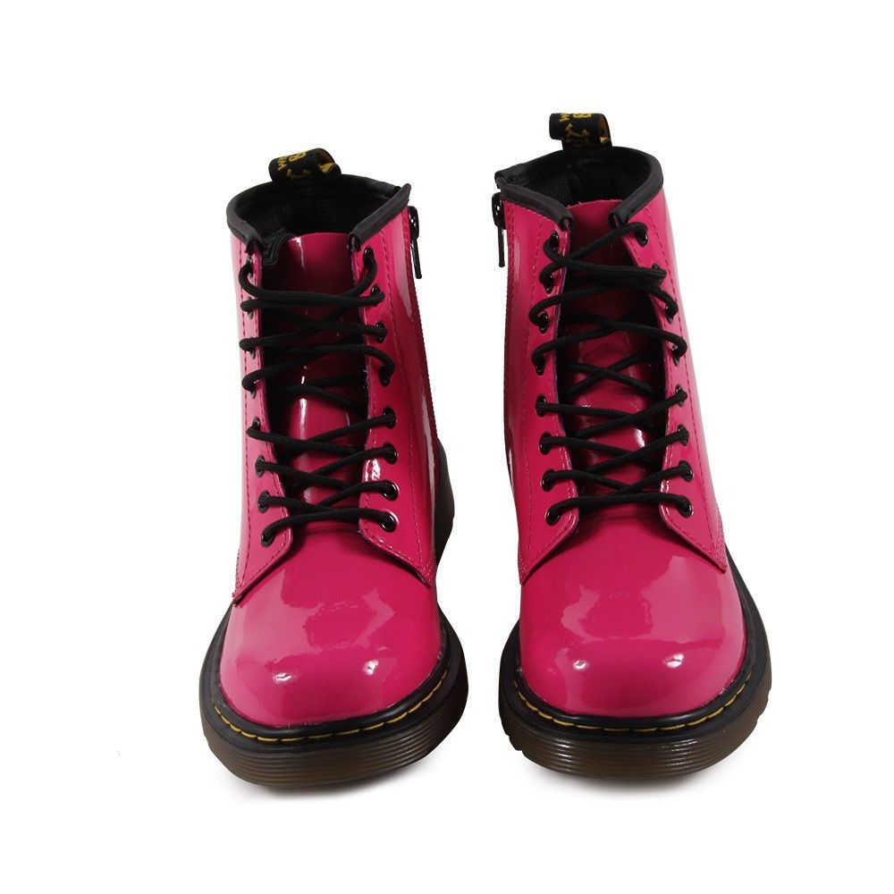 botas charol ni?a rosa