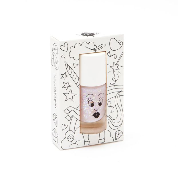 Pintauñas Top Coat purpurina rosa-product