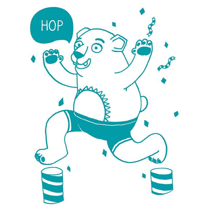 Orso Golw-in-the-dark Poster- Product image n°0