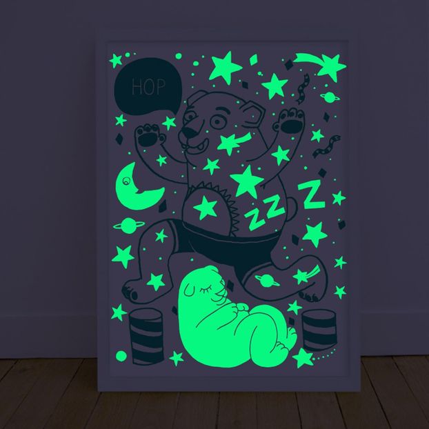 Orso Golw-in-the-dark Poster-product
