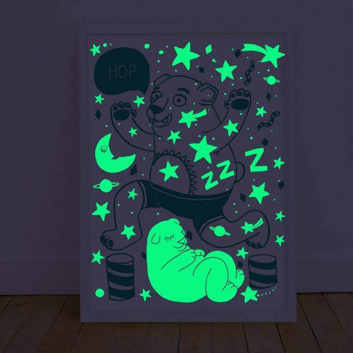 Orso Golw-in-the-dark Poster- Product image n°1