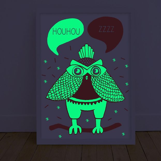 Loula glow-in-the-dark Poster-product