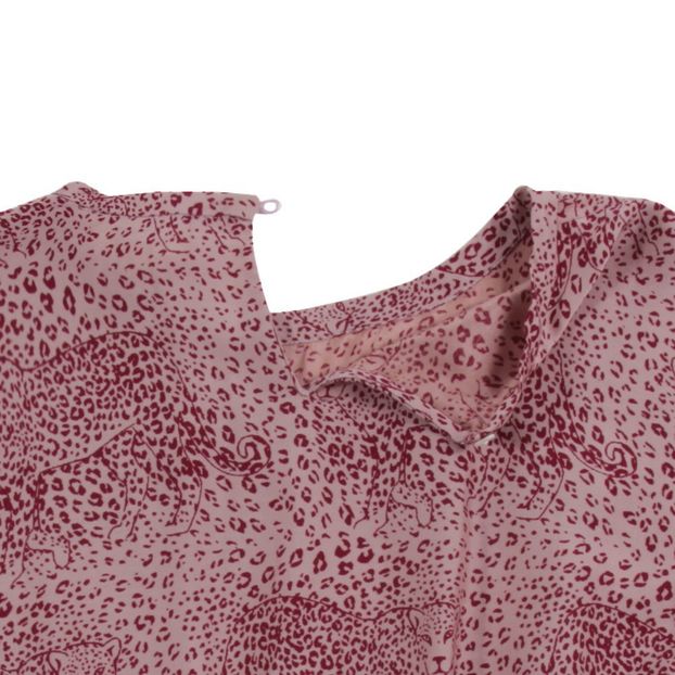 Robe Viscose Et Soie Léopard-product