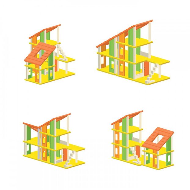 Maison de poupée Chalet meublée-product