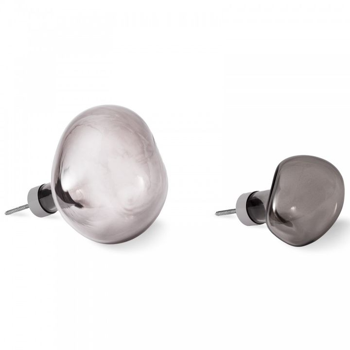 Gancho en cristal Hubble pequeño - Gris | Gris- Imagen del producto n°6