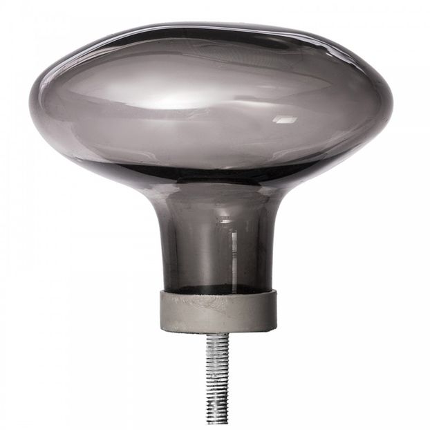 Haken aus Glas -Bubble klein-grau-product