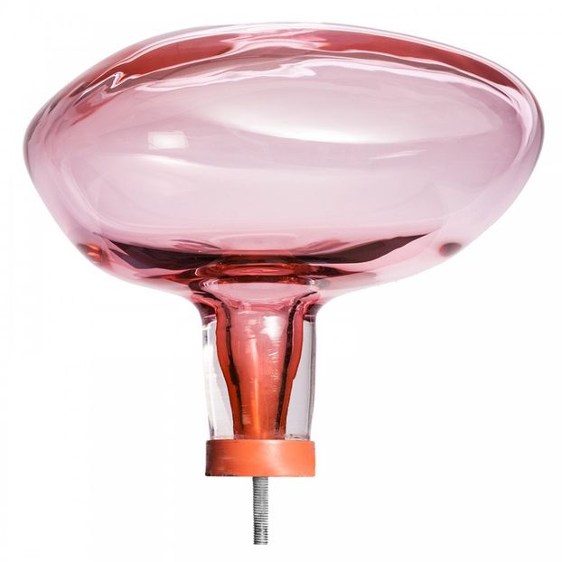 Bubble large glass hook - Coral-product