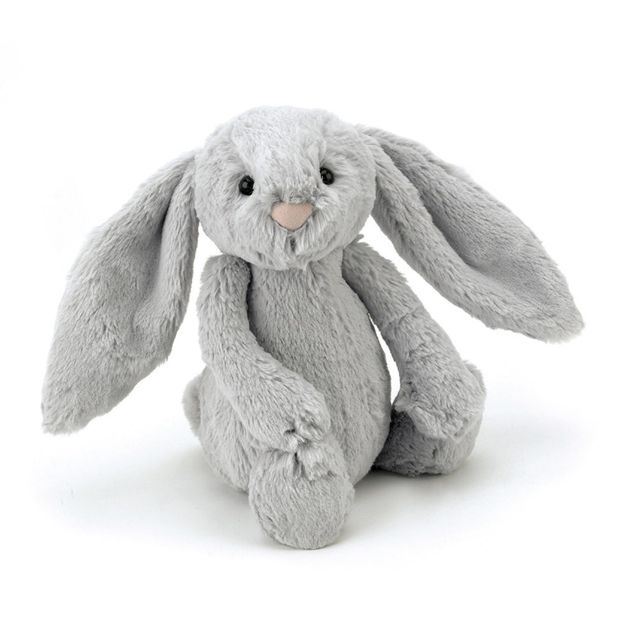 Peluche Conejo Bashful con grandes orejas - Gris-product