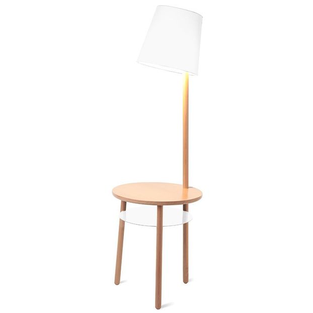 Josette lamp and table in one - white-product