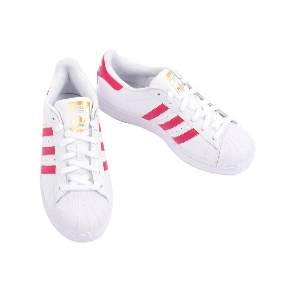 chaussure adidas rose et blanche