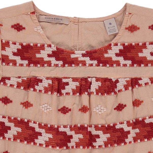 Blouse Brodée Ananas Et Palmiers-product