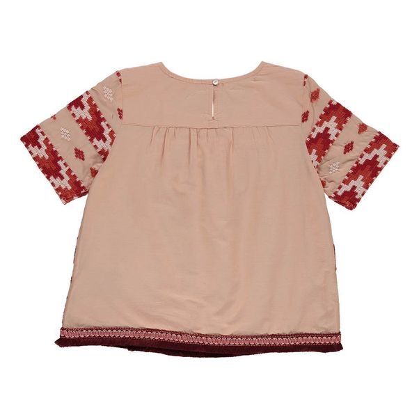 Blouse Brodée Ananas Et Palmiers-product