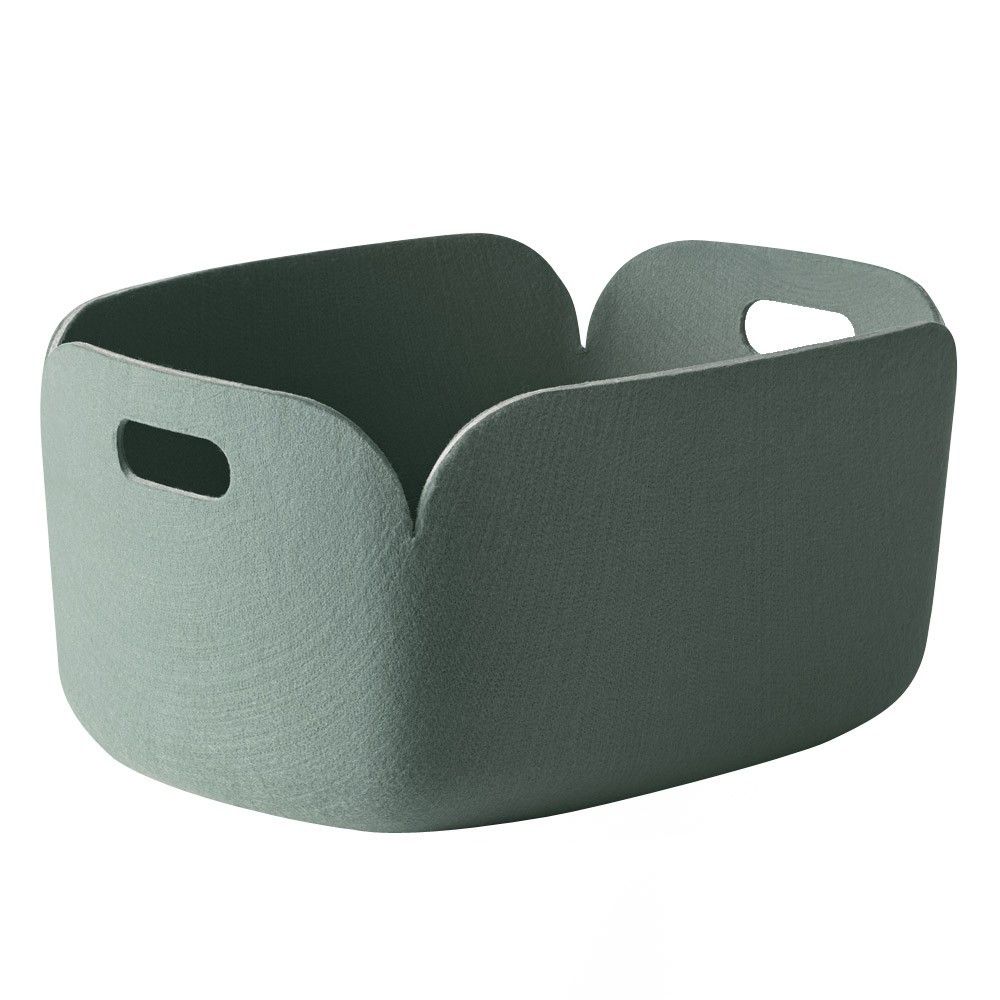 Cesta de almacenamiento Restore - Azul petróleo- Imagen del producto n°0