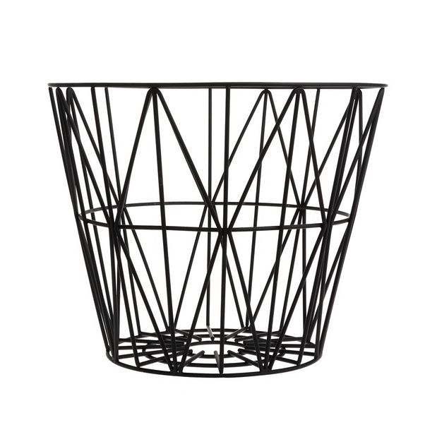 Medium Wire Basket - Black-product