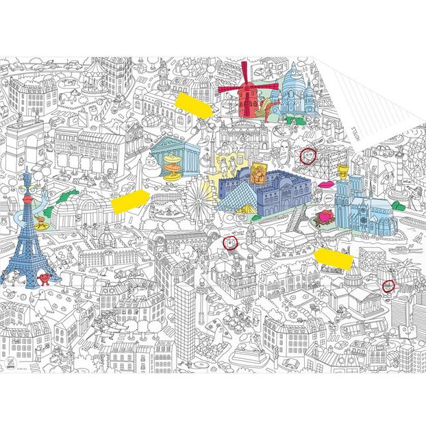 Lot de 4 pocket cartes Paris, Londres, Barcelone et New-York-product