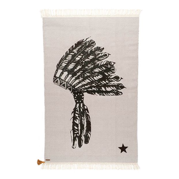 Teppich Gypsy aus Baumwolle - Indische Kopfschmuck-product