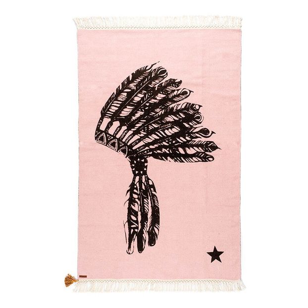 Tapis Gypsy en coton - Coiffe d'indien-product