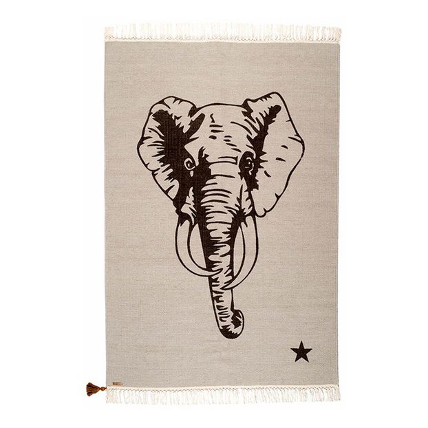 Gypsy Cotton Rug - Elephant-product