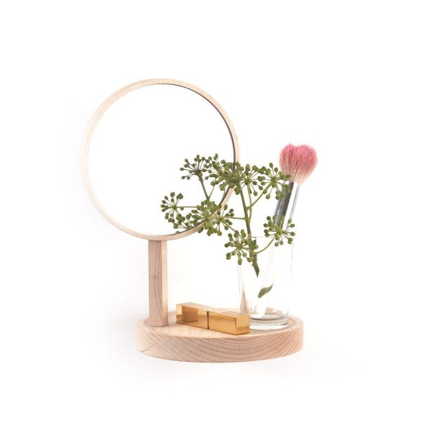 Etagère-miroir Belvédère en hêtre, Inga Sempé-product