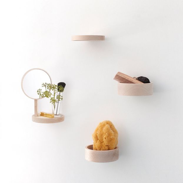 Vide-poche Balcon en hêtre, Inga Sempé-product