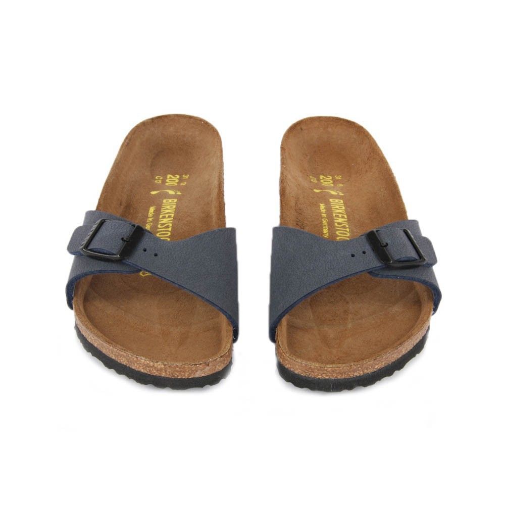 birkenstock madrid navy patent