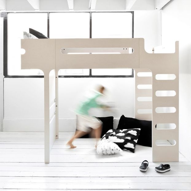 Lit mezzanine double échelle Funk bed-product
