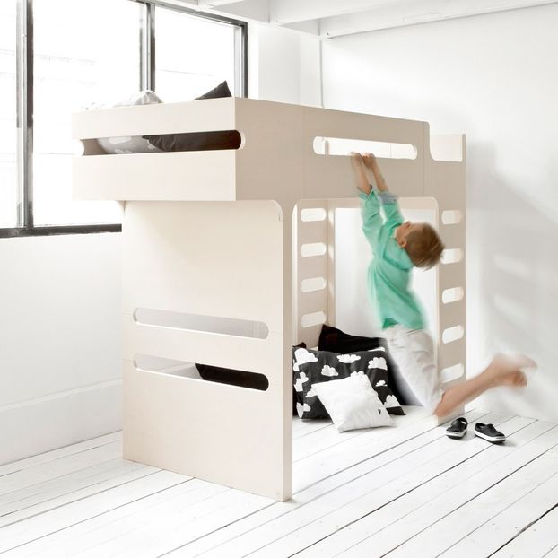 Lit mezzanine double échelle Funk bed-product
