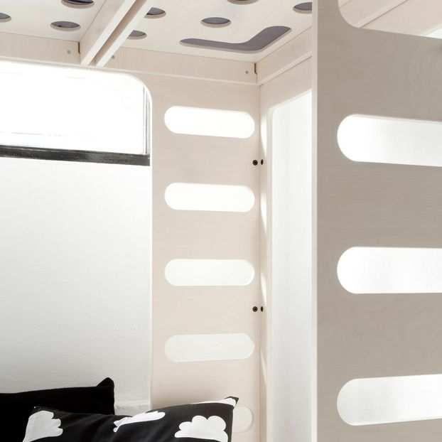 Lit mezzanine double échelle Funk bed-product