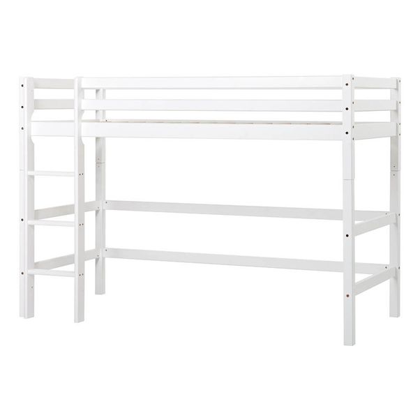 Lit mezzanine-mi haut Basic avec échelle 90x200 cm-product