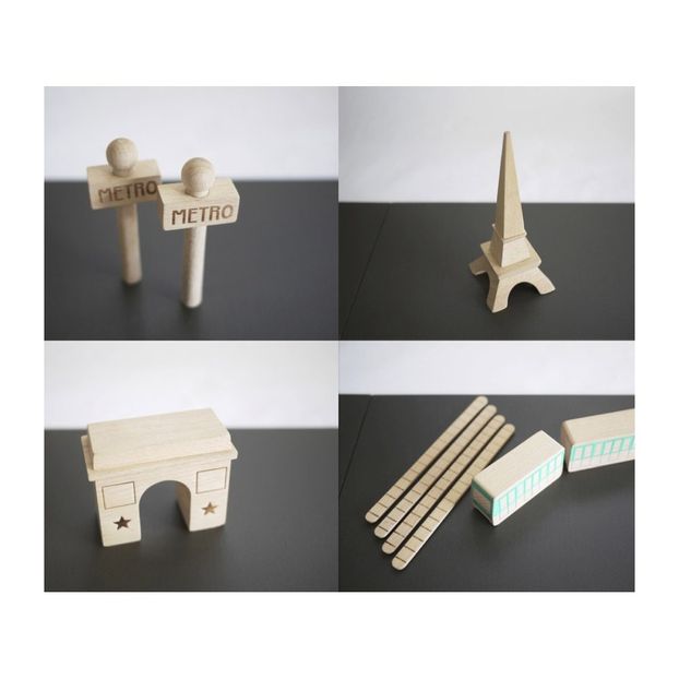 Jeu en bois aimanté Machi Paris-product