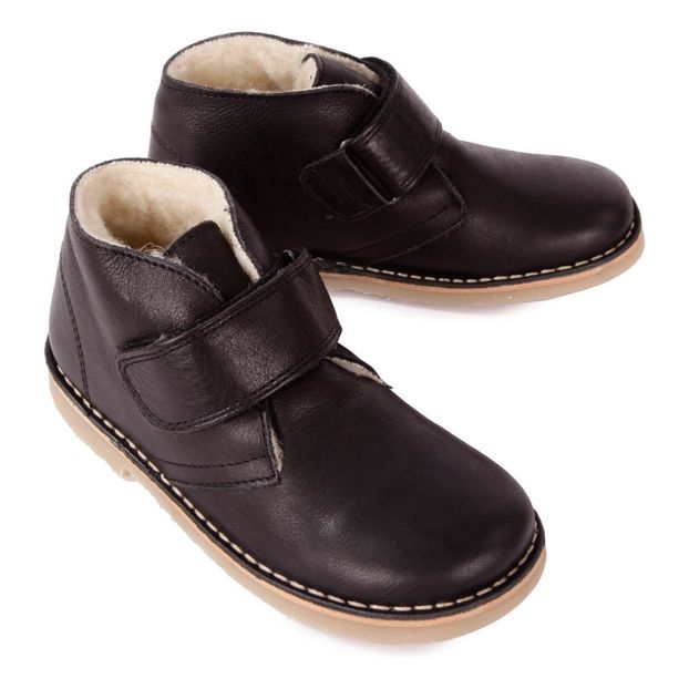 Fur Velcro Desert Boots-product