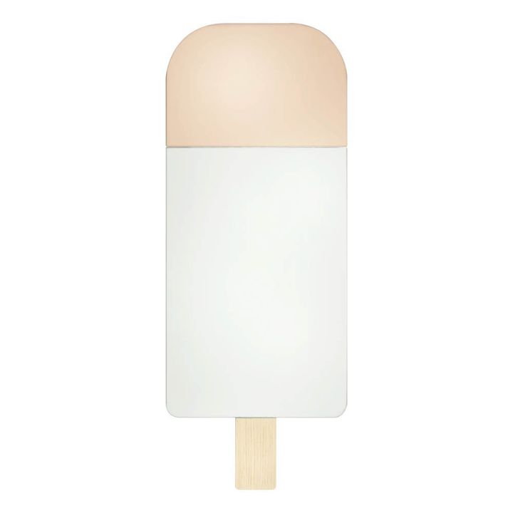 Espejo Ice Cream por Tor & Nicole Vitner Servé - 22x57 cm Rosa- Imagen del producto n°0
