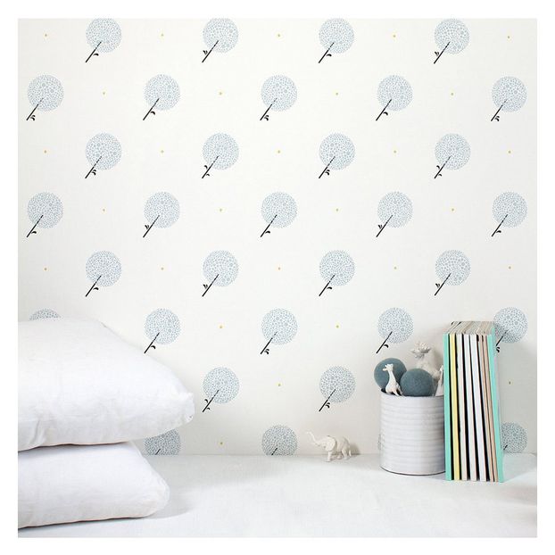 Papel pintado Libertiti Parisien - Azul ahumado-product
