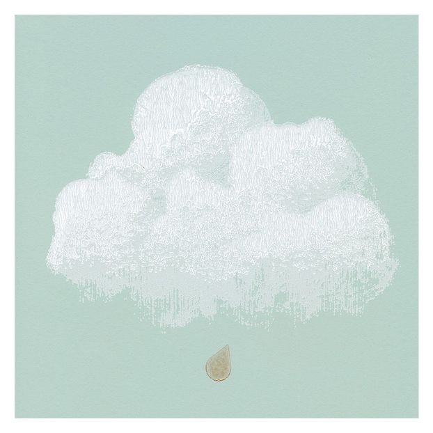 Cotton Clouds Wallpaper - Sea Green-product