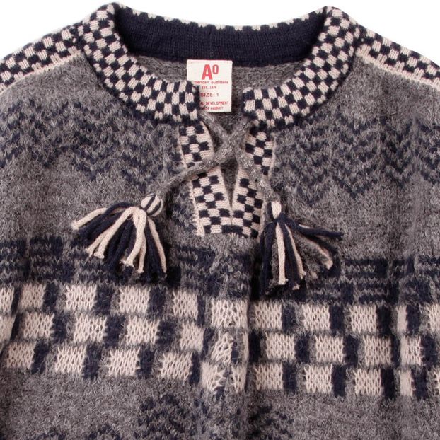 Poncho Bicolore Franges-product