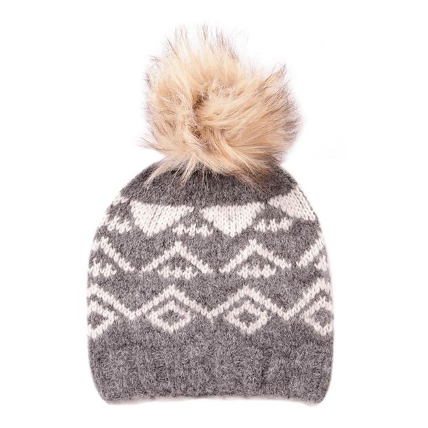 Bonnet Jacquard Pompon-product