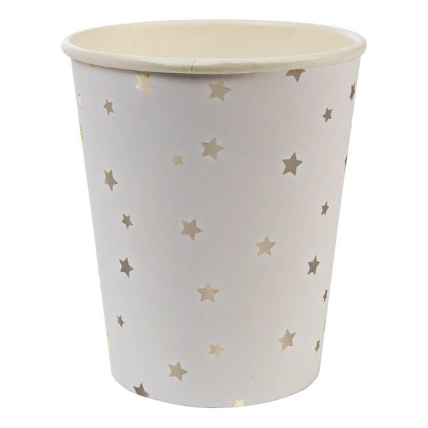 Vasos de cartón estrellas - Lote de 8-product