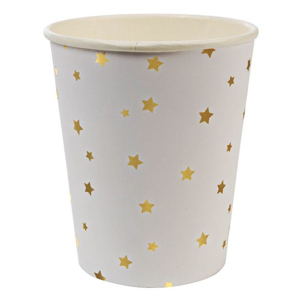Vasos de cartón estrellas - Lote de 8-product