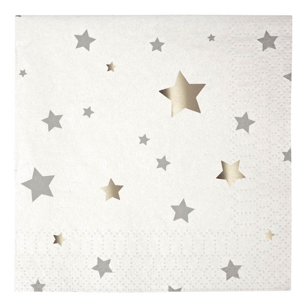 Serviettes en papier étoiles - Lot de 20-product
